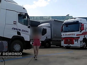 Amazing gloryhole to a truck driver   pequeydemonio.com
