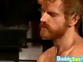 Hunky mike dreyden bends over for anal from josh gingerson