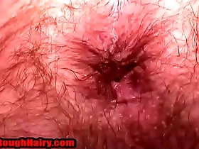 Lean hairy shows his man hole close-roughhairy.com